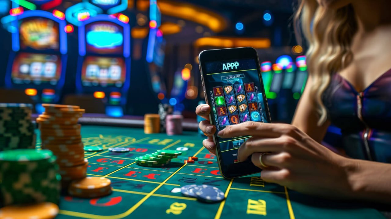 Filipino player spinning online slot reels on a mobile phone screen